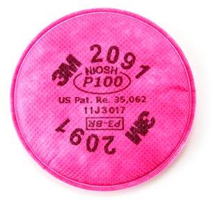 3M 2091 P100 PARTICULATE FILTER 2/BAG - 3M Cartridges and Filters
